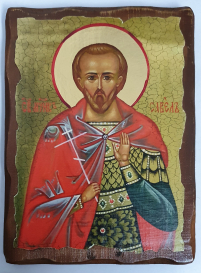 САВЕЛ   23/17см Дерево Літографія