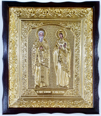 КИПРИАН и ИУСТИНИЯ   44/38см Оклад