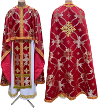 Облачение  Красное   52р  ↕145см   Парча 