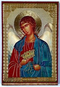 ІЄГУДІЇЛ АРХАНГЕЛ ↕9см ↔6см ДСП Літографія
