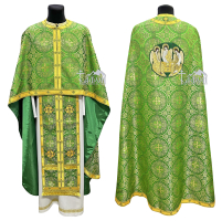 Облачение  Зеленое  56р/д145см   Парча "Троица"