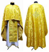 Облачение  Желтое  48-50р/д145см   Парча "Херувим"