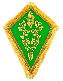ПІДСТАВКА під хрест Зелена 42/30см Габардин