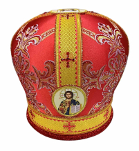 МИТРА   Красная   Размер 58  Парча   