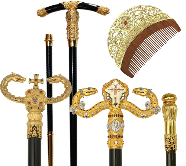 ПОСОХИ, ЖЕЗЛИ