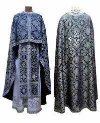 Облачение  Черное  58р/д145см   Парча 