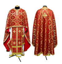Облачение  Красное   54р  ↕145см   Парча 