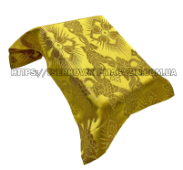 НАКИДКА на АНАЛОЙ  ↑50см ⟷ Верх 34см ⟷Низ 38см  Желтая  Парча