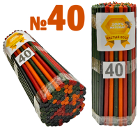 1кгСвічки ВОСКОВІ Кольорові №40   Кількість-100шт