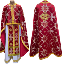 Облачение  Красное   54р  ↕145см   Парча 