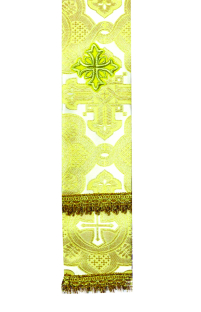 ЗАКЛАДКА для Евангелия Желтая 9,5/134см Парча Атлас