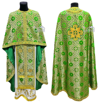 Облачение  Зеленое  60р/д140см   Парча "Звезда"
