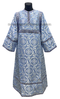 СТИХАРЬ   Голубой   р50/д145см   Парча