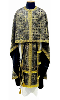 Облачение  Черное  52р/д145см   Парча 