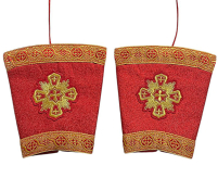 ПОРУЧІ Червоні  Парча