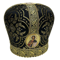 МИТРА   Чорна   Розмір 59   Парча  