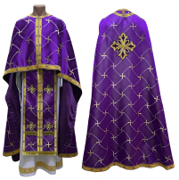 Облачение  Фиолетовое  52р/д145см   Парча 
