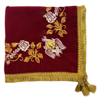 СКАТЕРТЬ   Красная   р1,50/1,50 м   Бархат