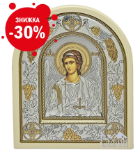 АНГЕЛ ХРАНИТЕЛЬ   ↕25см ↔20см МДФ Полиграфия PVD(серебрение)