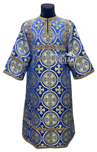 СТИХАРЬ   Синий   д110см   Парча   