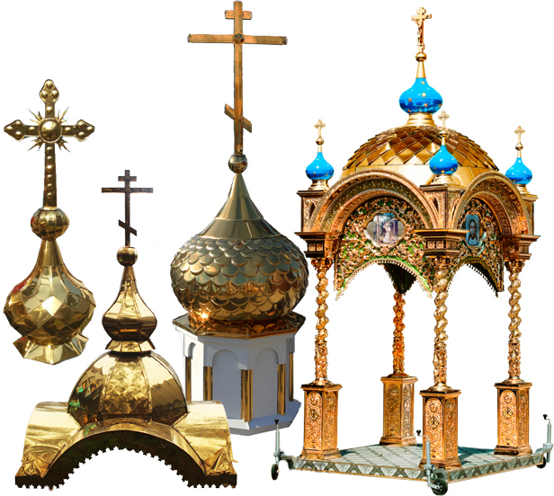 КРЕСТЫ на КУПОЛА, КАПЛЫЧКИ