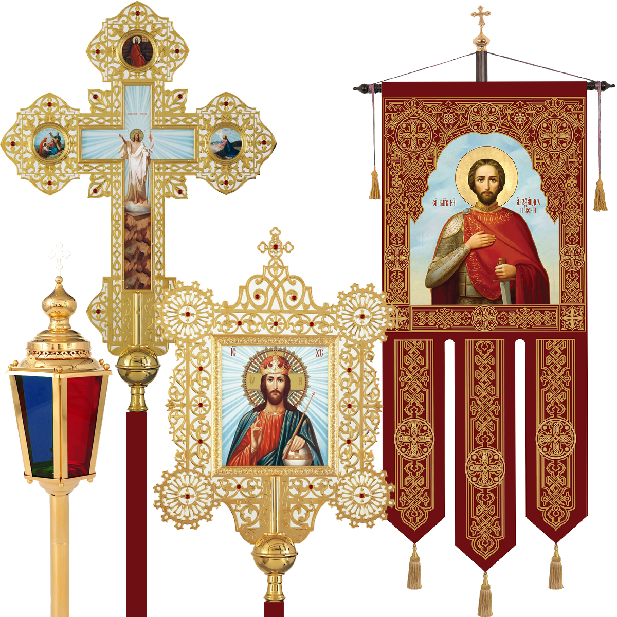 КРЕСТЫ, ИКОНЫ, ФОНАРИ запрестольные