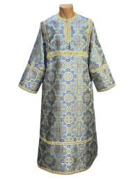 СТИХАРЬ   Голубой   д130см   Парча   