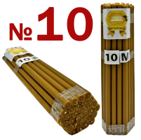 1кг Свічки   100%ВОСКОВІ   №10   Кількість - 30штук