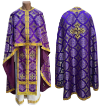 Облачение  Фиолетовое  52р/д145см   Парча 