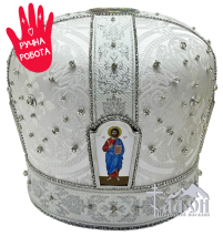 МИТРА   Біла   Розмір 58   Парча  