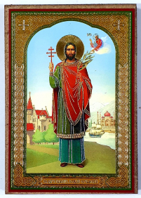 ІОАН СУЧАВСЬКИЙ   ↕9см ↔6см ДСП Літографія