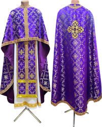 Облачение  Фиолетовое  48р/д145см   Парча 