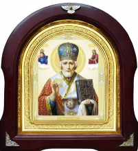 МИКОЛАЙ ЧУДОТВОРЕЦЬ   ↕29см ↔26см Літографія   12-А-27