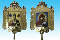 Икона Запрестольная 68/48см Латунь 