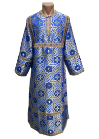 СТИХАРЬ   Синий   д110см   Парча   