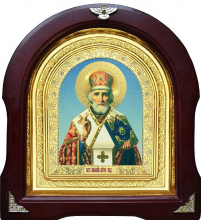 МИКОЛАЙ ЧУДОТВОРЕЦЬ   ↕29см ↔26см Літографія   12-А-26