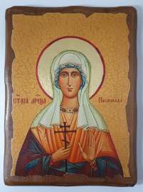 НЕОНІЛА   17/13см Дерево Літографія