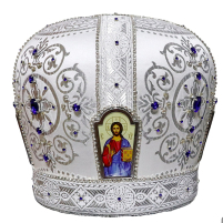 МИТРА   Біла   Розмір 60   Парча  
