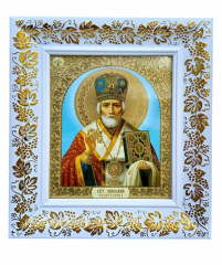 НИКОЛАЙ ЧУДОТВОРЕЦ   25/22см   Литография 