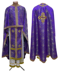Облачение  Фиолетовое  54р/д145см   Парча 
