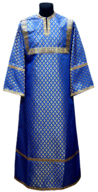 СТИХАРЬ   Синий   д130см   Парча   