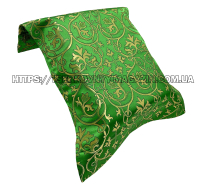 НАКИДКА на АНАЛОЙ  ↑50см ⟷ Верх 34см ⟷Низ 38см  Зелена  Парча