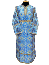 СТИХАРЬ   Голубой   д150см   Парча   