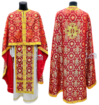 Облачение  Красное   56р/д145см   Парча "Ветка" 