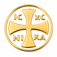 НАКЛЕЙКА для освячення "НИКА"  Золото  6/6см