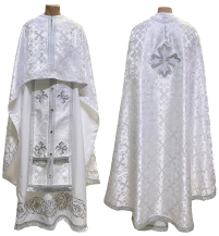 Облачение   Белое   48р/д145см   Парча 