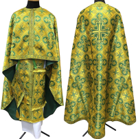 Облачение  Желто-зеленое  52р/д145см   Парча 