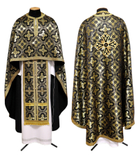 Облачение  Черное  54р/д145см   Парча 