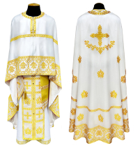 Облачение  Бело-золотое  54р/д145см   Греческий купюр