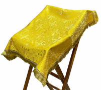 НАКИДКА на АНАЛОЙ   ↔70см↕70см    Жовта  Парча